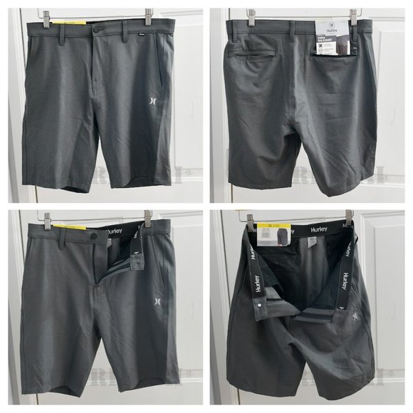 size 32 Dark grey Hurley Men’s‎ Hybrid walkShort - Picture 1 of 5